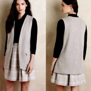 Anthropologie Gray Vest